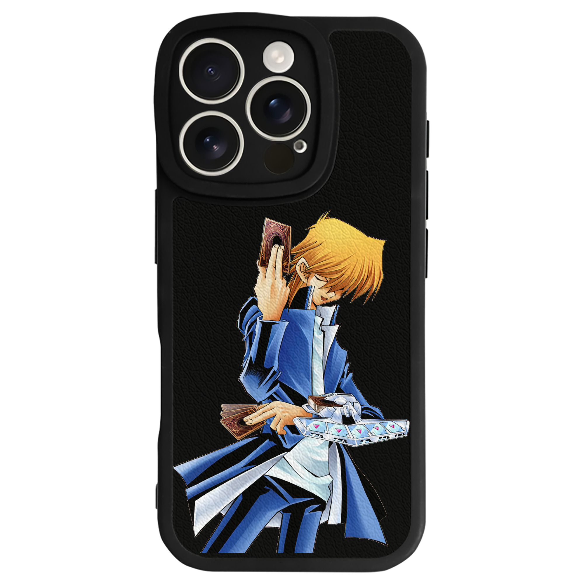 遊☆戯☆王 Yu-Gi-Oh! 【iPhone 16シリーズ対応】シリコンスマホケース（レザー調） 材質：シリコン